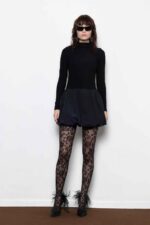 LONG SLEEVE BALLOON MINI DRESS