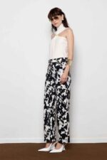 DENIM WESTERN WITH COW ON THE KNEE