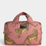 BLUSH LEOPARD LARGE TOILETRY BAG