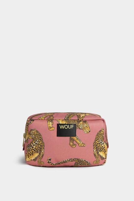 BLUSH LEOPARD TOILETRY BAG