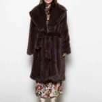 LONG FAUX FUR COAT