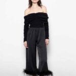 OFF SHOULDER RIB TOP