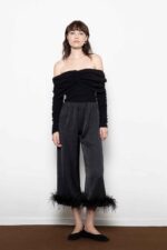 OFF SHOULDER RIB TOP