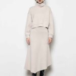 KNIT SKIRT ASYMETRICAL