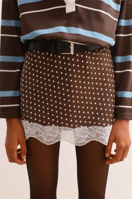 LUNETTE MINI LACE SKIRT