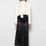 LACE STRAIGNT SKIRT