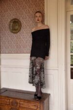 DEVORE SEQUIN EMBROIDERED