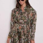 ROVENA MINI WRAP DRESS