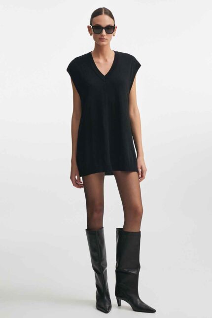 BASICK KNITTED VEST M/W