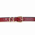 ELDA GOLD BORDEAUX LEATHER