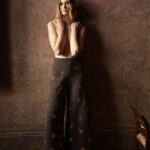 FAUX SHEARLING SEQUIN  EMBELLISHED