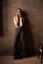 FAUX SHEARLING SEQUIN  EMBELLISHED