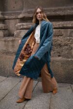 QUILTED PRINTED DOUBLE-SIDE BELTED