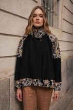 HERRINGBONE EMBROIDERED