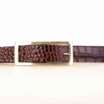 LEYLA GOLD BROWN LEATHER