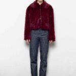 SHORT FAUX FUR JACKET