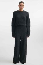 DONNA KNITTED CROPPED BLOUSE - Image 5