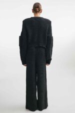 DONNA KNITTED CROPPED BLOUSE - Image 7