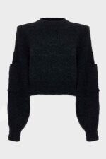 DONNA KNITTED CROPPED BLOUSE - Image 9