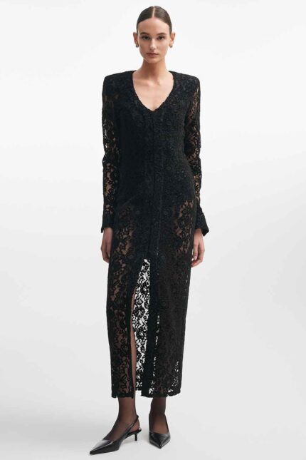 LACER MAXI DRESS