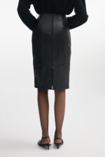 LONDON LEATHER MIDI SKIRT - Image 12