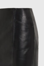 LONDON LEATHER MIDI SKIRT - Image 9