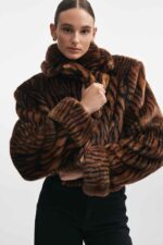 THROWBACK FUR CROPPED JACKET - Image 2