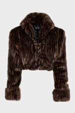 THROWBACK FUR CROPPED JACKET - Image 7