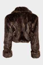 THROWBACK FUR CROPPED JACKET - Image 8