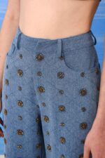 AMBER ALLOVER BEADED PANTS - Image 4