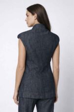 DENIM VEST BLAZER - Image 2