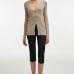 FEMME  KNITTED CARDIGAN