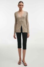 FEMME  KNITTED CARDIGAN