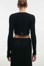FEMME  KNITTED CROP TOP - Image 3