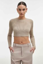 FEMME  KNITTED CROP TOP - Image 6