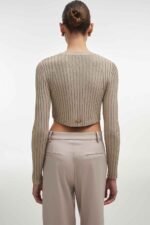 FEMME  KNITTED CROP TOP - Image 7