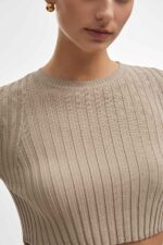 FEMME  KNITTED CROP TOP - Image 8