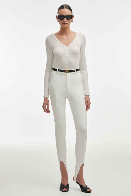 FLEUR LEGGINGS WHITE