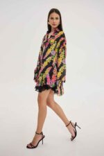 HEATHER SHIRT DRAGON FLOWER BLACK - Image 4