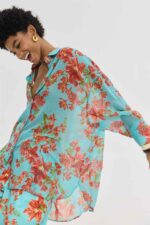 HEATHER SHIRT CRAYON AQUA - Image 3