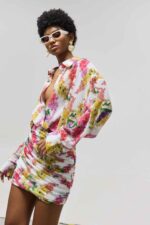 HEATHER SHIRT DRAGON FLOWER WHITE - Image 3