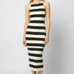 NAVY CREW NECK DRESS