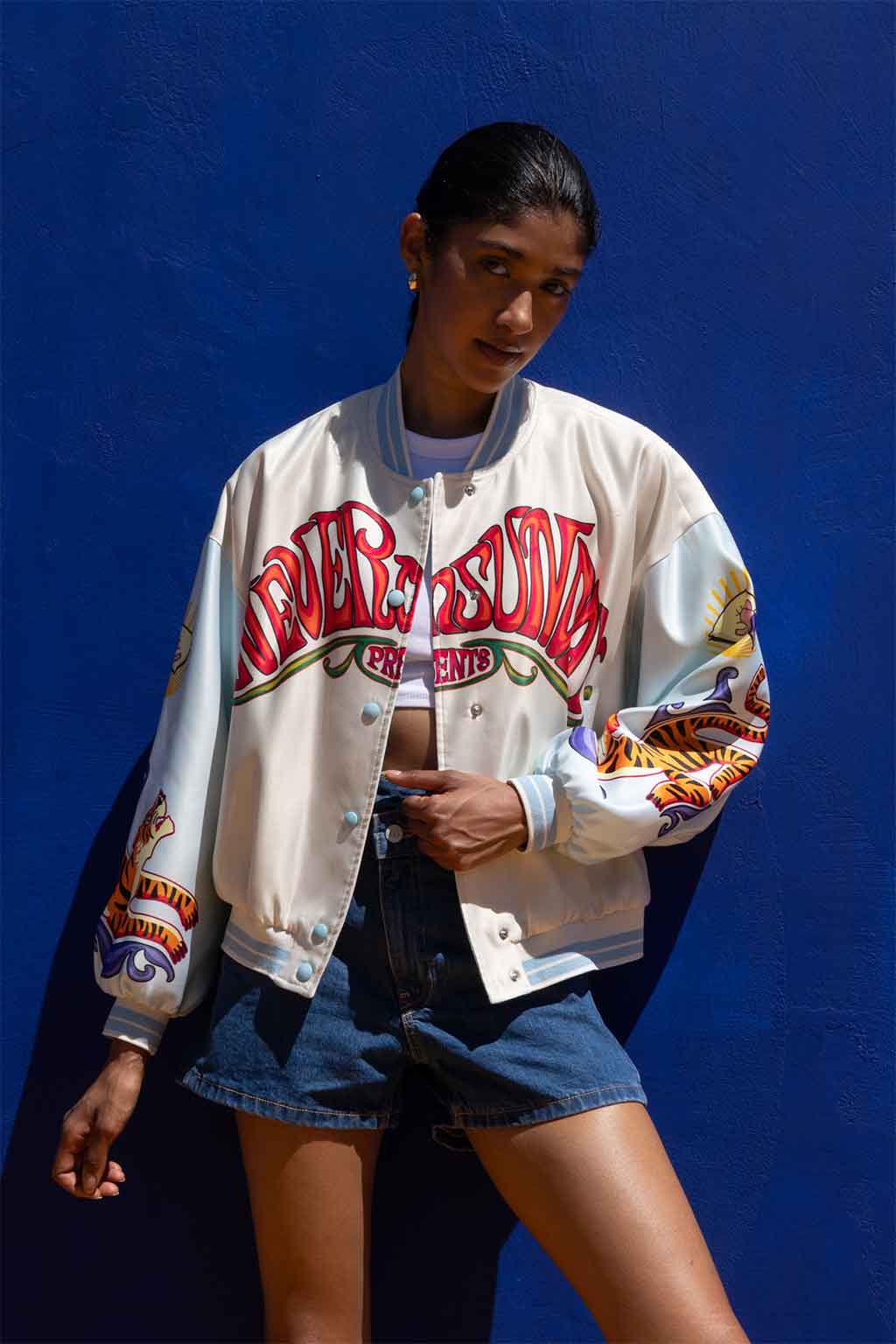 NEVER SUNDAY JACKET WHITE NEVER SUNDAY JACKET WHITE - Image 1