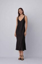 SILKY SLIP DRESS